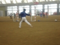 2013年1月27日：富山県総合運動公園屋内グラウンドにて練習
