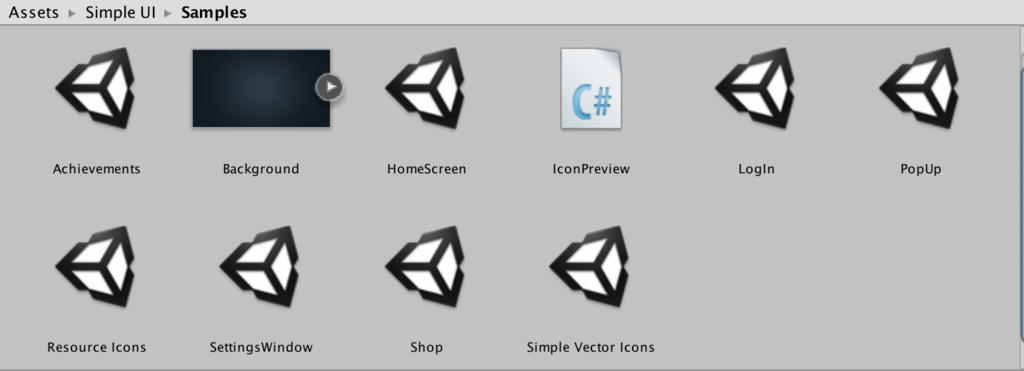 【Unity】Simple UI 使ってみた - ニートの活動報告書