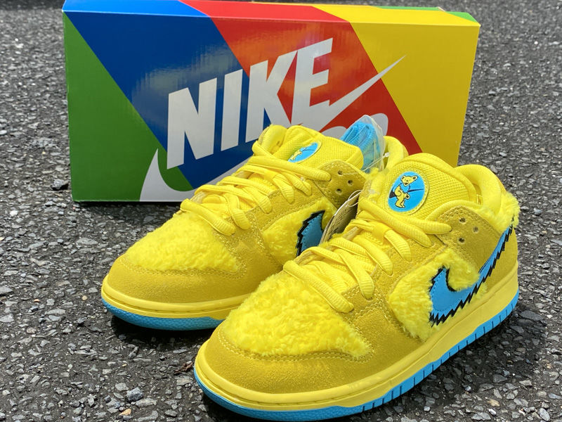 Nike SB Dunk Low Grateful Dead Bears Opti Yellow