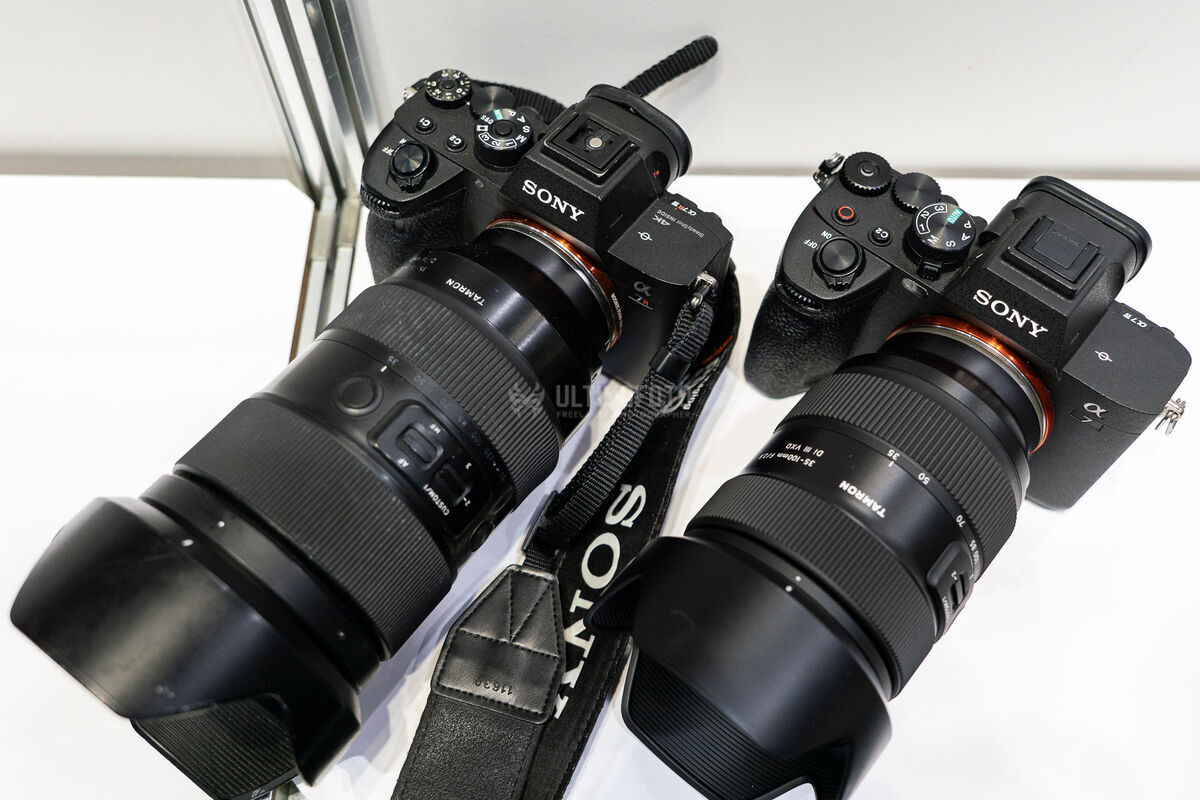 タムロン 35-100mm F2.8 (A078) と 35-150mm F2-2.8 (A058) のサイズ比較