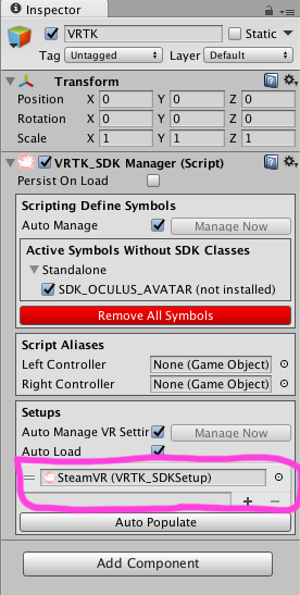 Unity Vrtk 3 2 1のセットアップ方法 めーぷるのおもちゃばこ