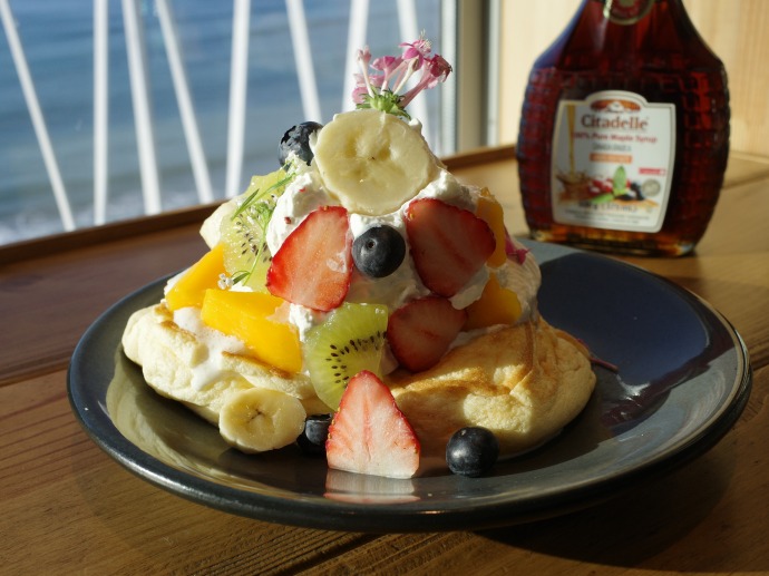 Espresso D Works 七里ヶ浜 七里ヶ浜パンケーキ ひっそり斬る
