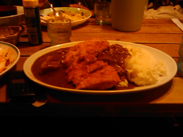 時館　チキンカツカレー　Ｗサイズ