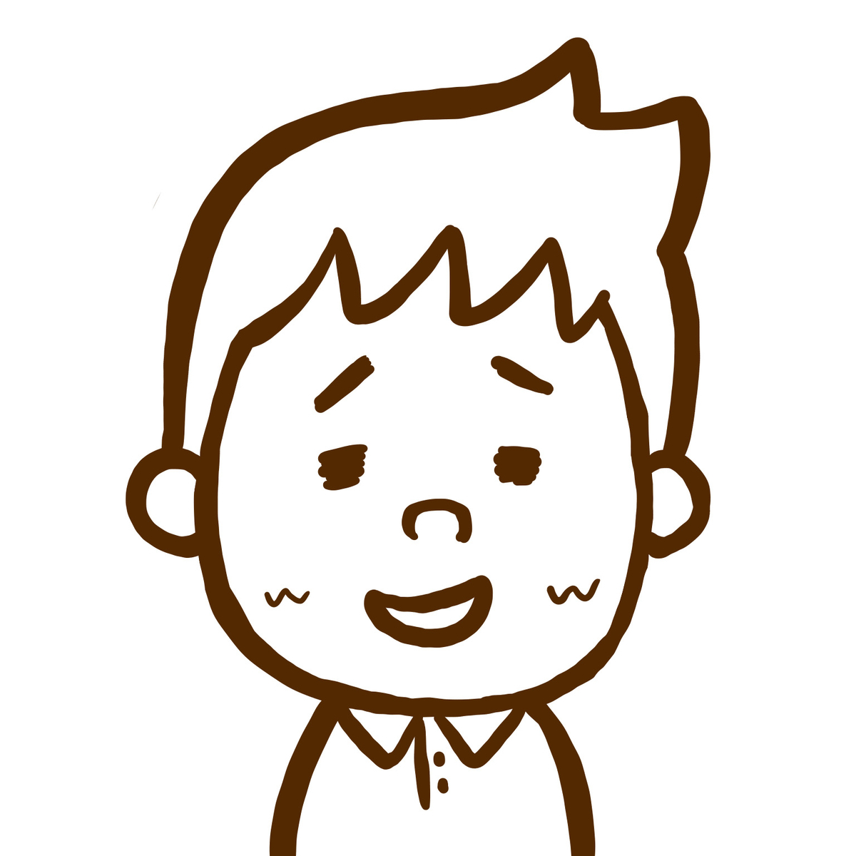 青年 若い男性 アイコン 商用利用無料おたよりフリーイラスト素材集 こどものせかい