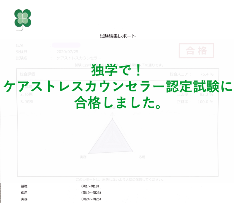 適応障害とうつ病で悩む人に寄り添う 独学で ケアストレスカウンセラー認定試験に合格しました そんなに嫌なら逃げてもいい