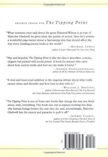 The Tipping Point: How Little Things Can Make a