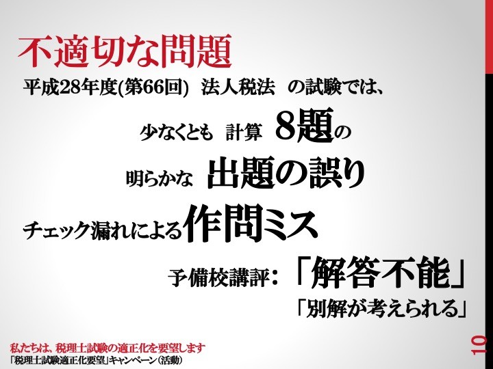 10 不適切な問題 10 不適切な問題