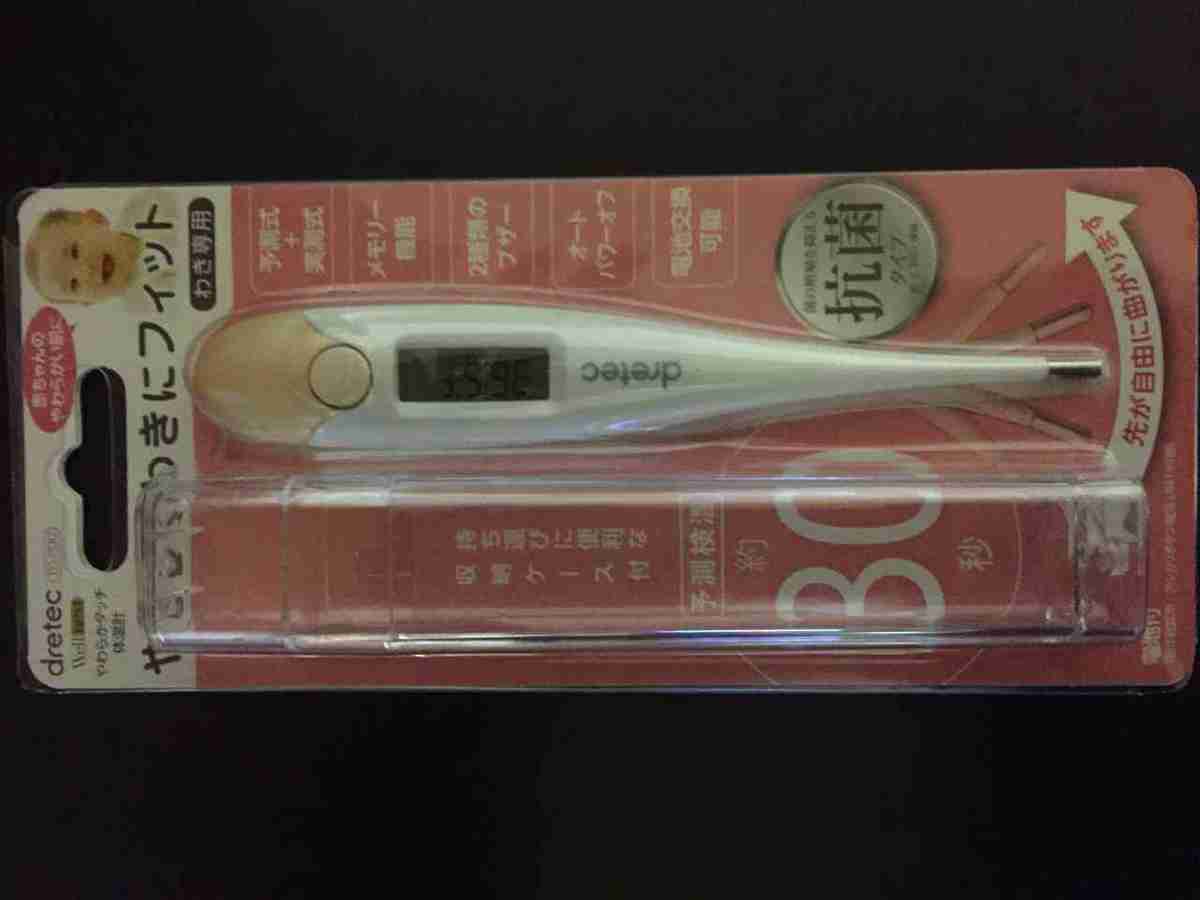 Dretec製体温計TO-200の見た目・外観