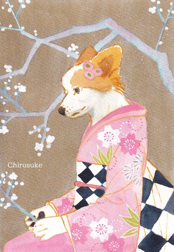 水彩色鉛筆 - ちろとまろんの水彩画