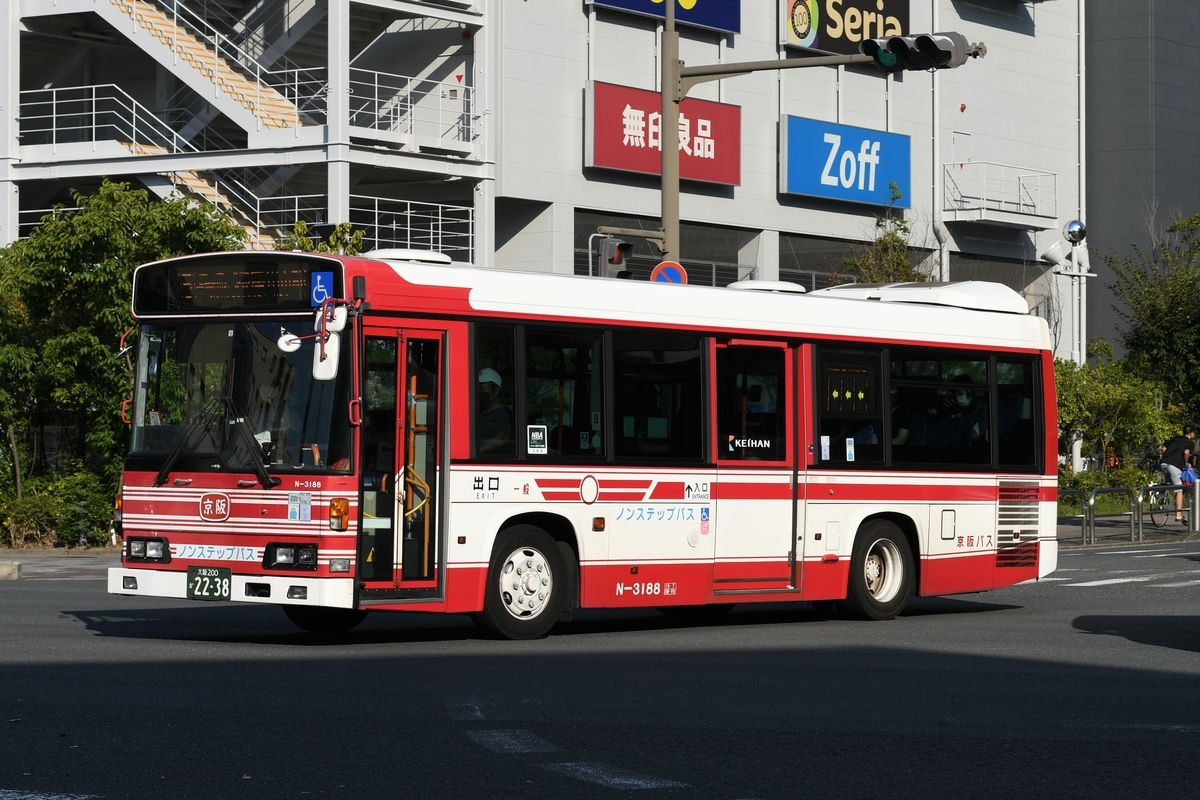 京阪バス N-3188号車 [大阪 200 か 2238] - Martinの車両紹介