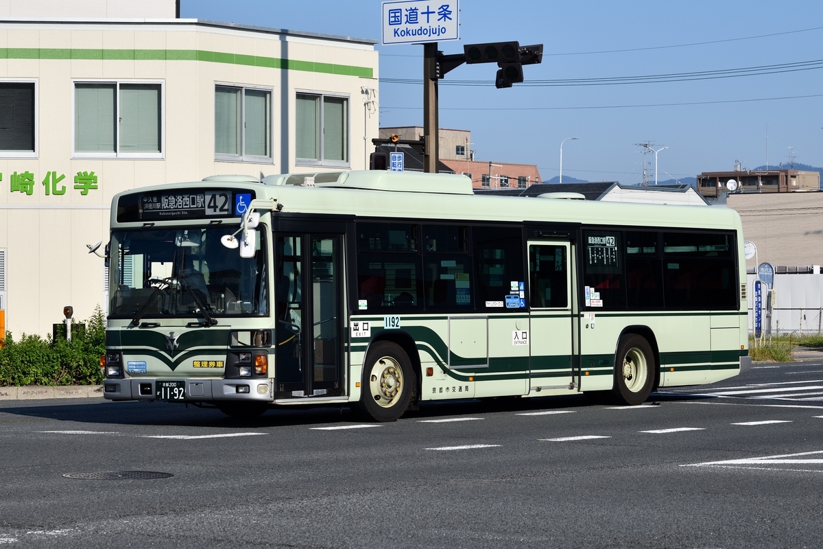 きょうと市バス 京都市バス 1192号車 [京都 200 か 1192] - Martinの車両紹介
