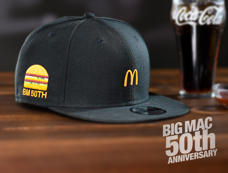 【未使用】ニューエラ　マクドナルド　ビッグマック50周年記念　1000個限定 NEW ERA - 【マクドナルド × ニューエラ】BIGMAC 50周年☆1000個