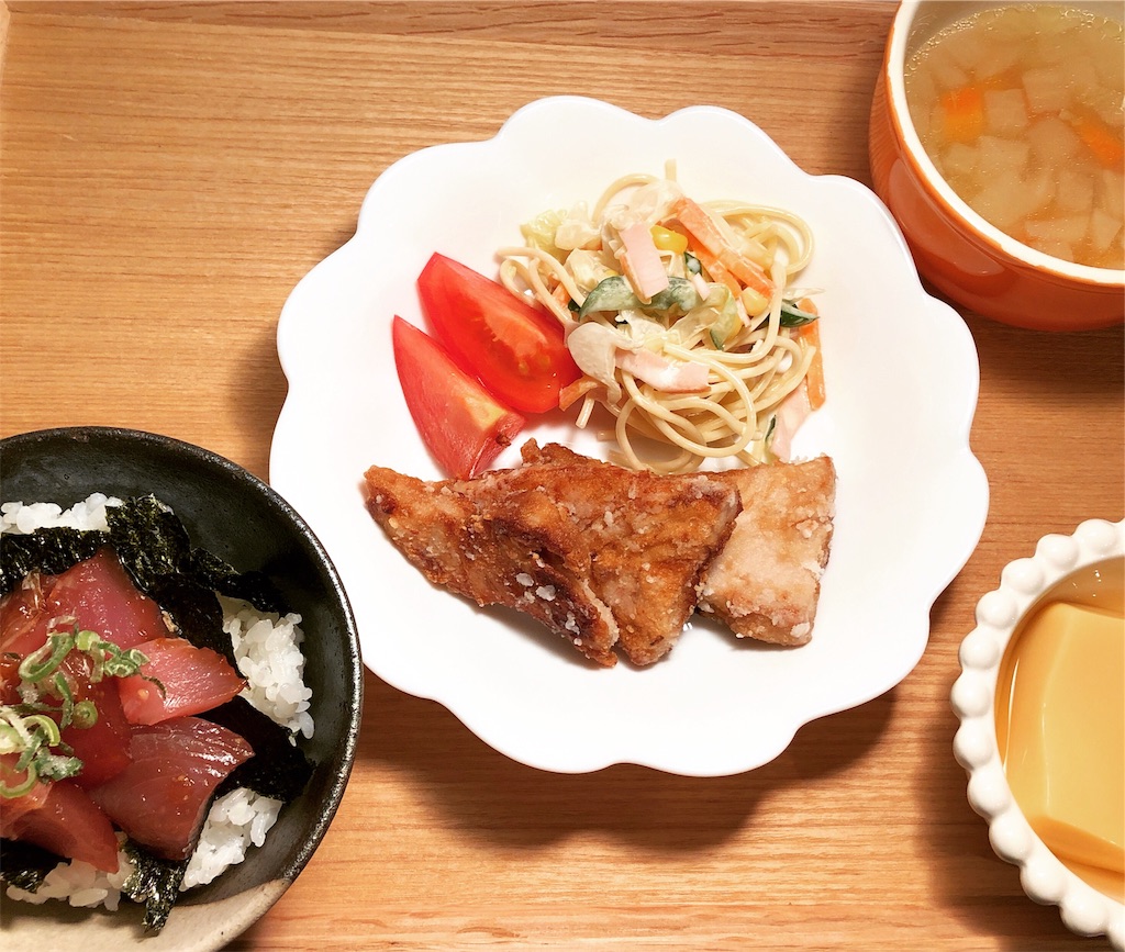 マグロの竜田揚げ と 運動が苦手な話 頑張らないご飯