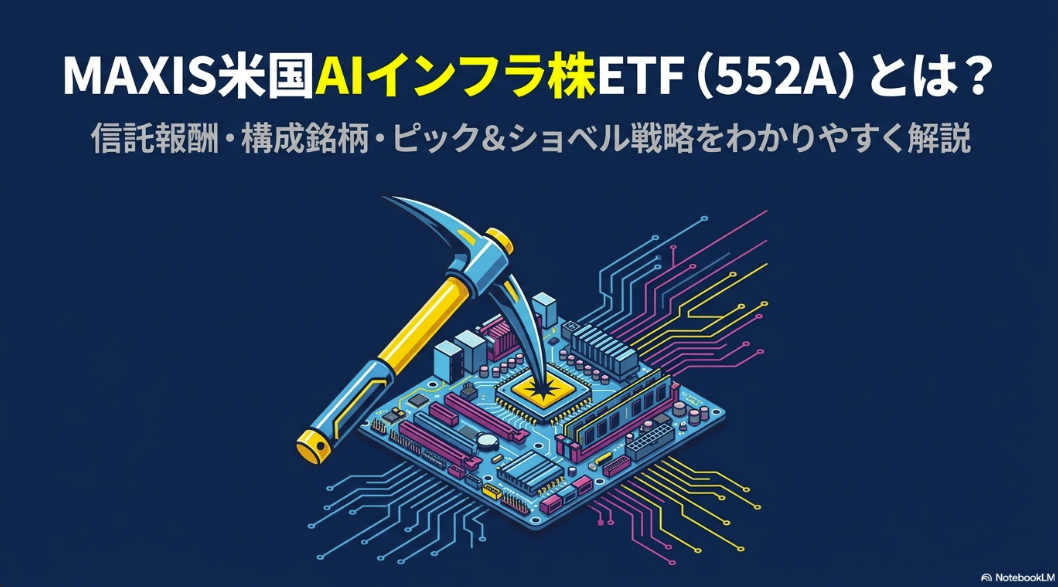 MAXIS米国AIインフラ株ETF（552A）とは？｜信託報酬・構成銘柄・ピック＆ショベル戦略をわかりやすく解説 - まるいの日記