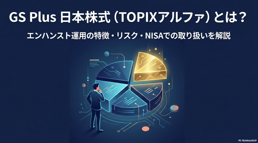 GS Plus 日本株式（TOPIXアルファ）とは？ エンハンスト運用の特徴・リスク・NISAでの取り扱いを解説 - まるいの日記