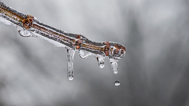 温暖化で溶ける氷