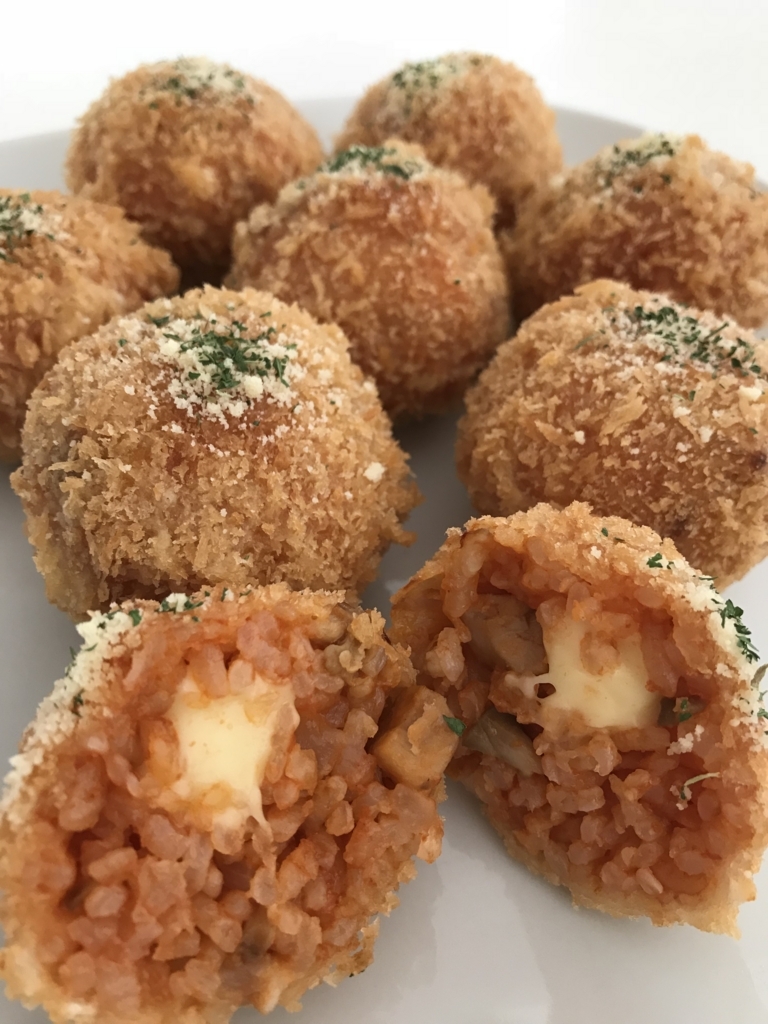 かわいいパーティー料理 ライスコロッケ - 私の毎日ズボラごはん