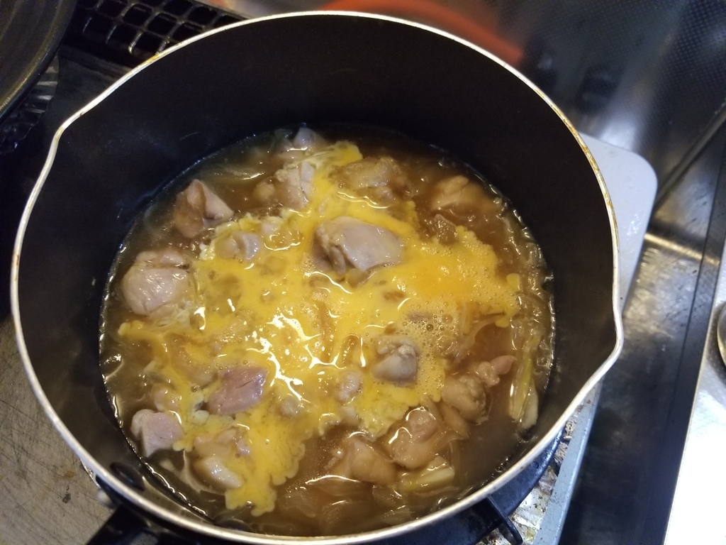 f:id:marumarudai:20190213162555j:plain 親子丼 簡単 めんつゆ料理 レシピ