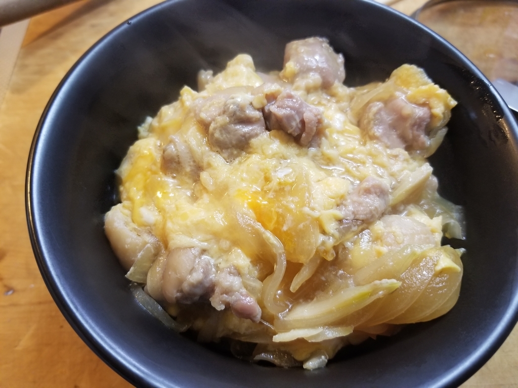 f:id:marumarudai:20190213162939j:plain 親子丼 簡単 めんつゆ料理 レシピ