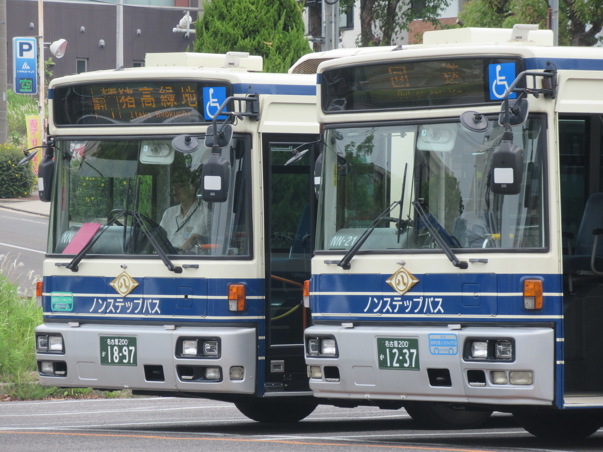 引退直前 名古屋市バス平成16年式「UA」 - マルーンの部屋