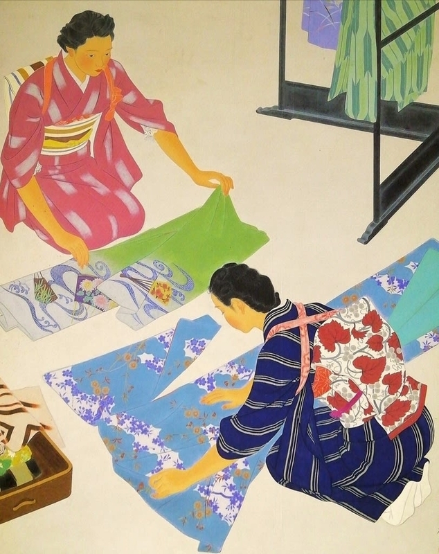美人画等に描かれた着物 明治から昭和初期まで - シロガネの草子