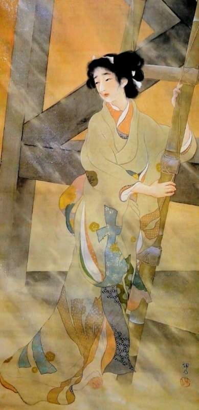 絵画に描かれた着物と小袖姿 ～池田輝方・蕉園夫妻が描い