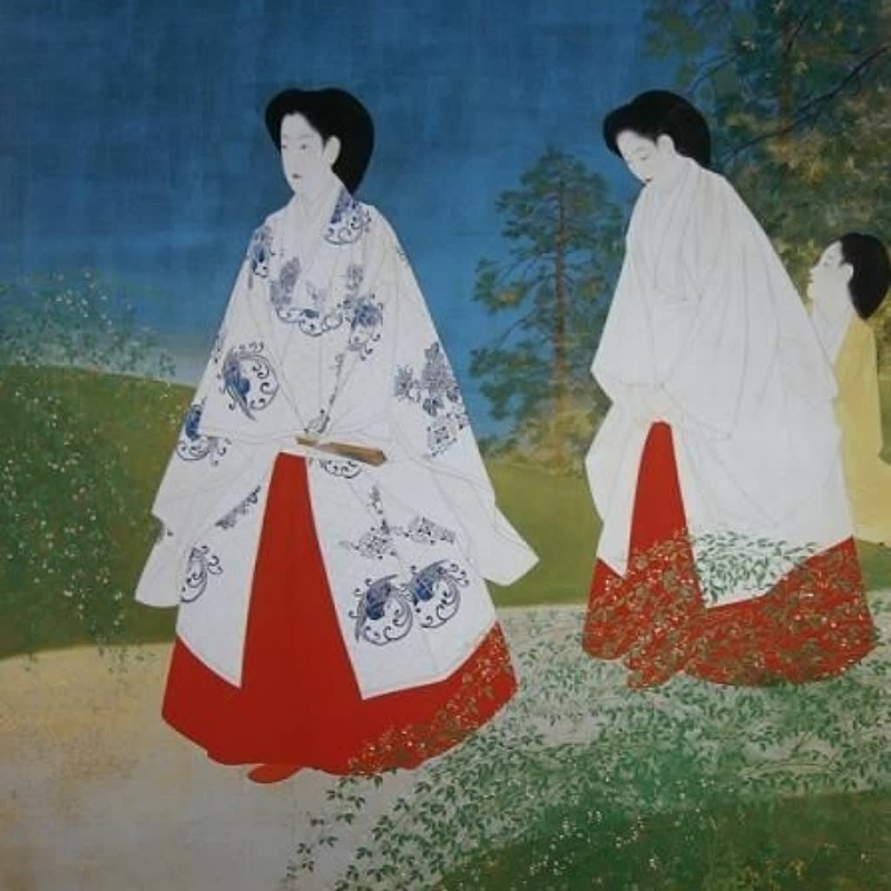 敬宮様のご装束(袿袴、細長) - シロガネの草子