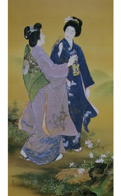 美人画等に描かれた着物 明治から昭和初期まで - シロガネの草子