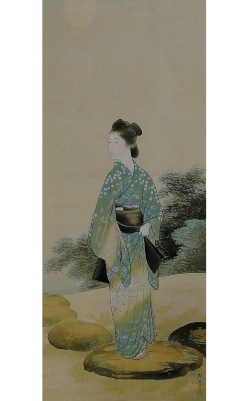 美人画等に描かれた着物 明治から昭和初期まで - シロガネの草子