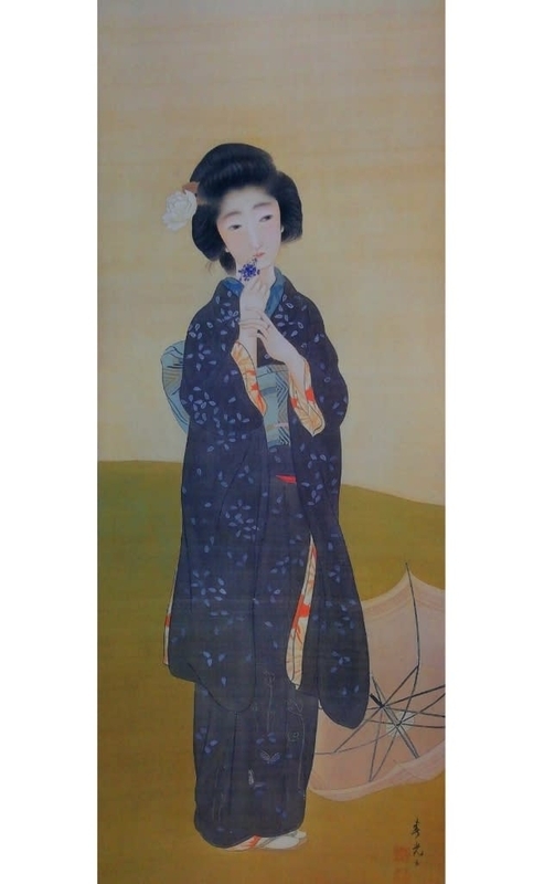 美人画等に描かれた着物 明治から昭和初期まで - シロガネの草子