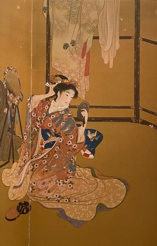 絵画に描かれた着物と小袖姿 ◇池田輝方・蕉園夫妻が描いた画を中心に