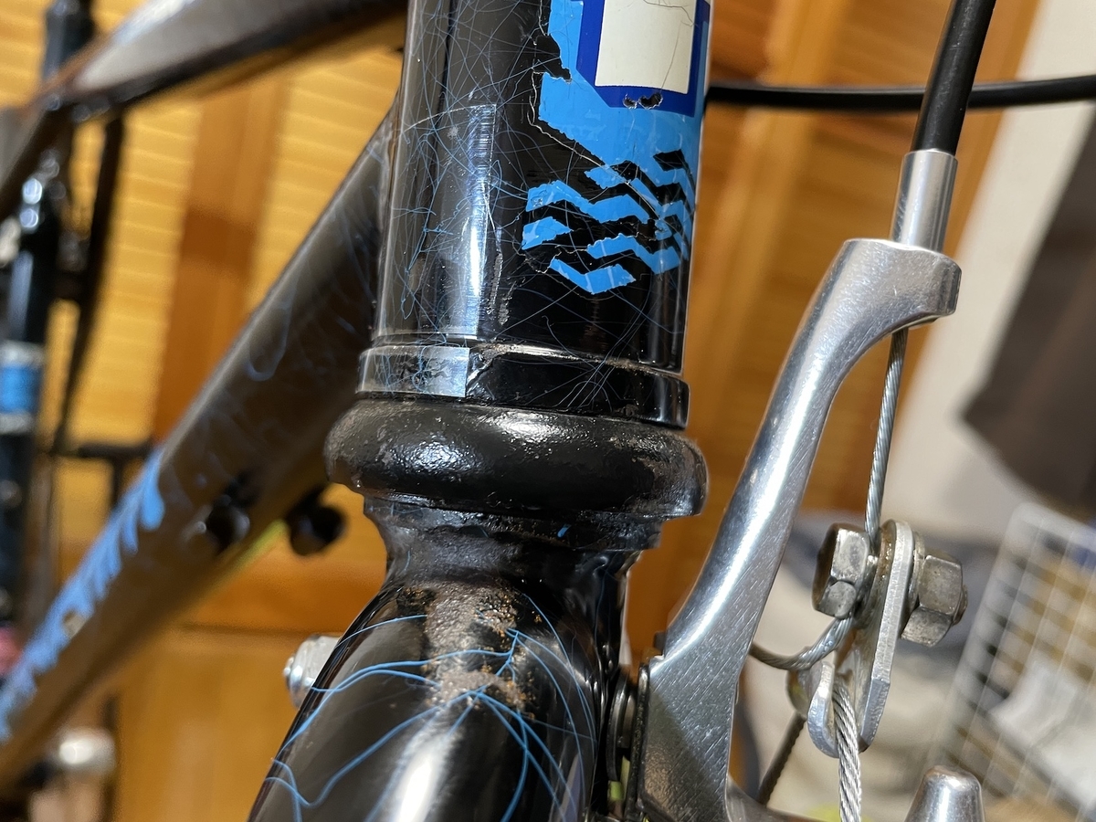 オールドMTBでパパチャリ作成 その4 前後ブレーキの取り付け - Maruraba