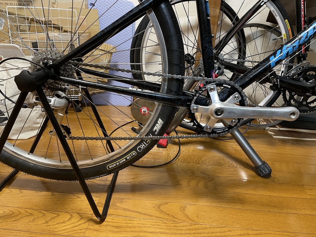 オールドMTBでパパチャリ作成 その6 チェーン、リア
