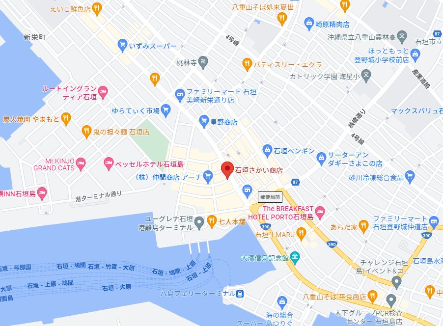 石垣さかい商店マップ