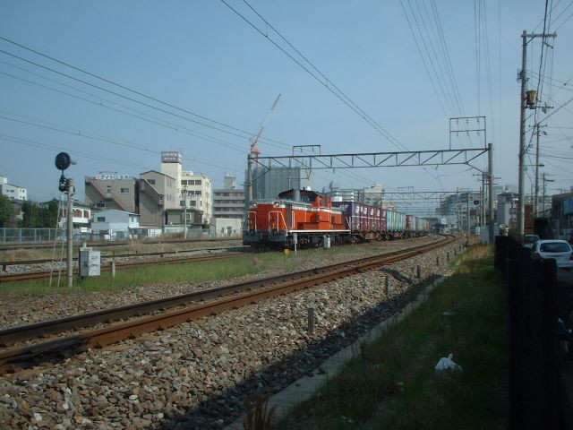 2002年3月2日　関西本線　貨物列車