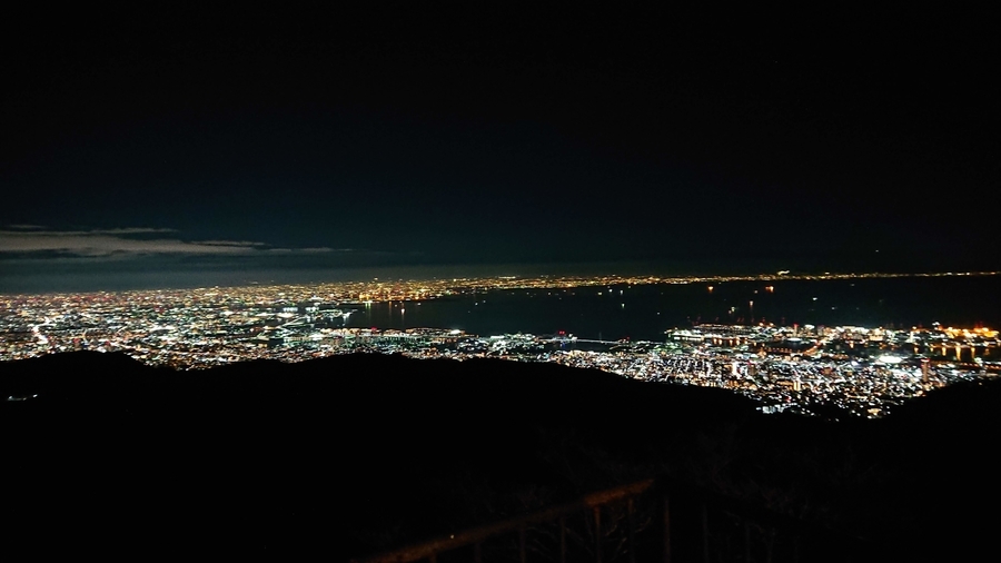 六甲山山頂　夜景