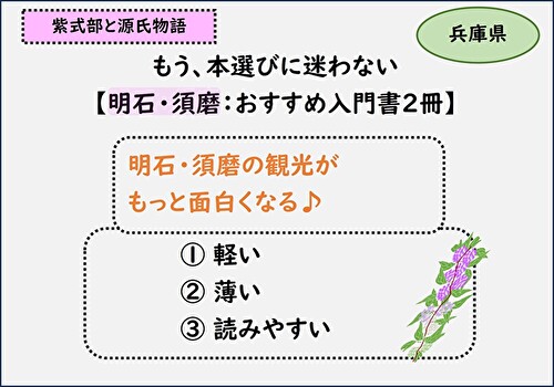 おすすめ入門書,紫式部と源氏物語,須磨明石