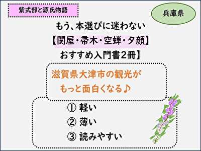 サムネイル,紫式部と源氏物語,関屋,おすすめ入門書