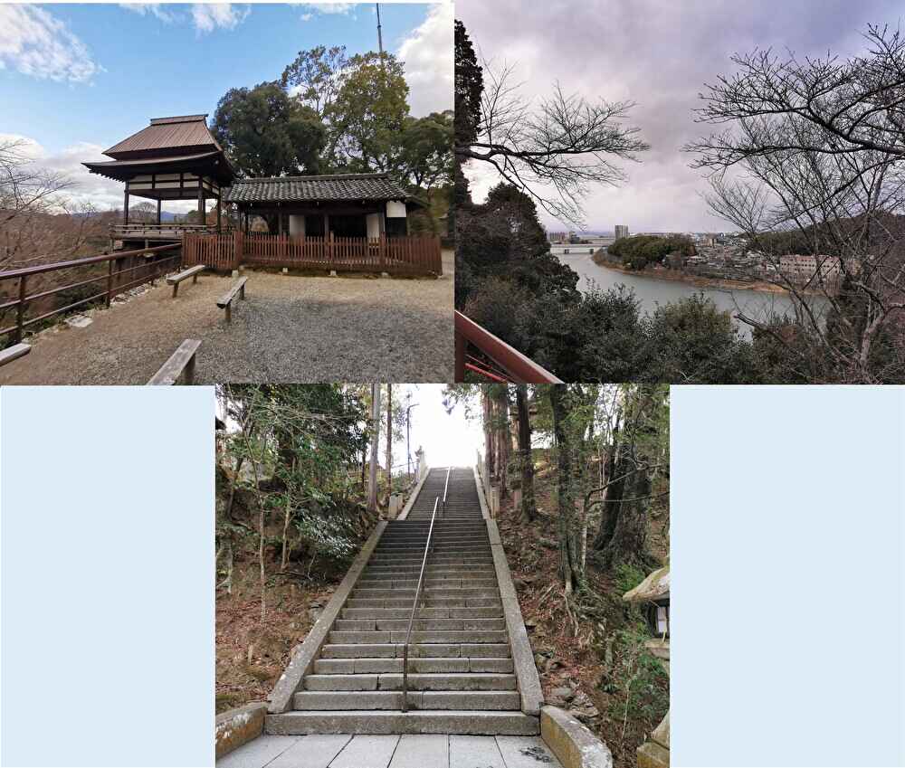 石山寺からの眺め,滋賀県大津市