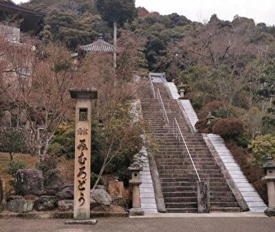 三室戸寺,階段