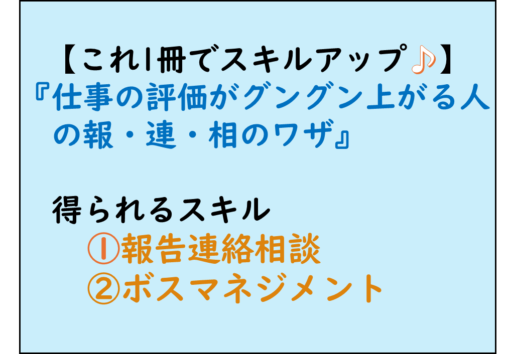 仕事ができる人,ビジネススキルアップ,報告連絡相談,ボスマネジメント