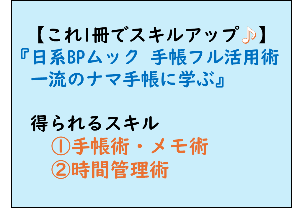 仕事ができる人,ビジネススキルアップ,手帳術・メモ術,時間管理術