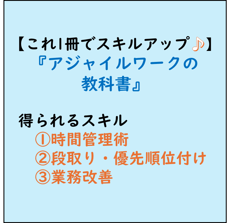 仕事ができる人,ビジネススキルアップ,本でビジネススキルアップ！,時間管理術,段取り・優先順位付け,業務改善