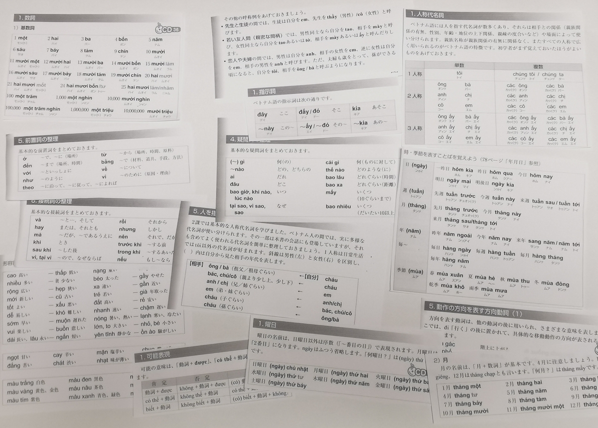 ベトナム語学習の工夫_その1
