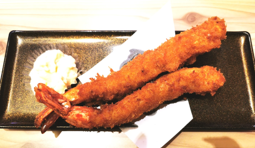 スシローのジャンボ海老フライ,オススメ皿,北海道うまいもん市