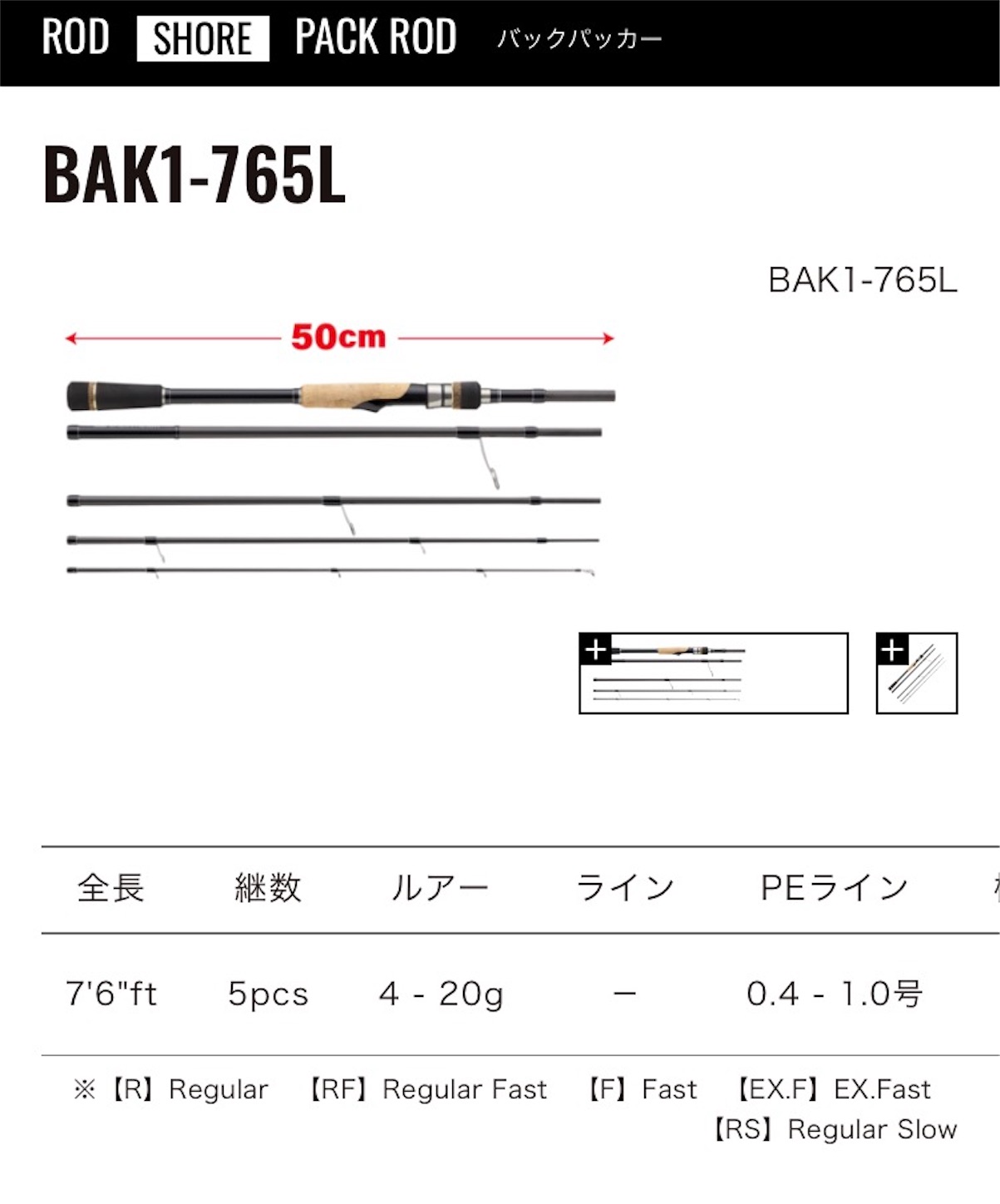 新たなるパックロッド、バックパック1Gがわたし、気になります
