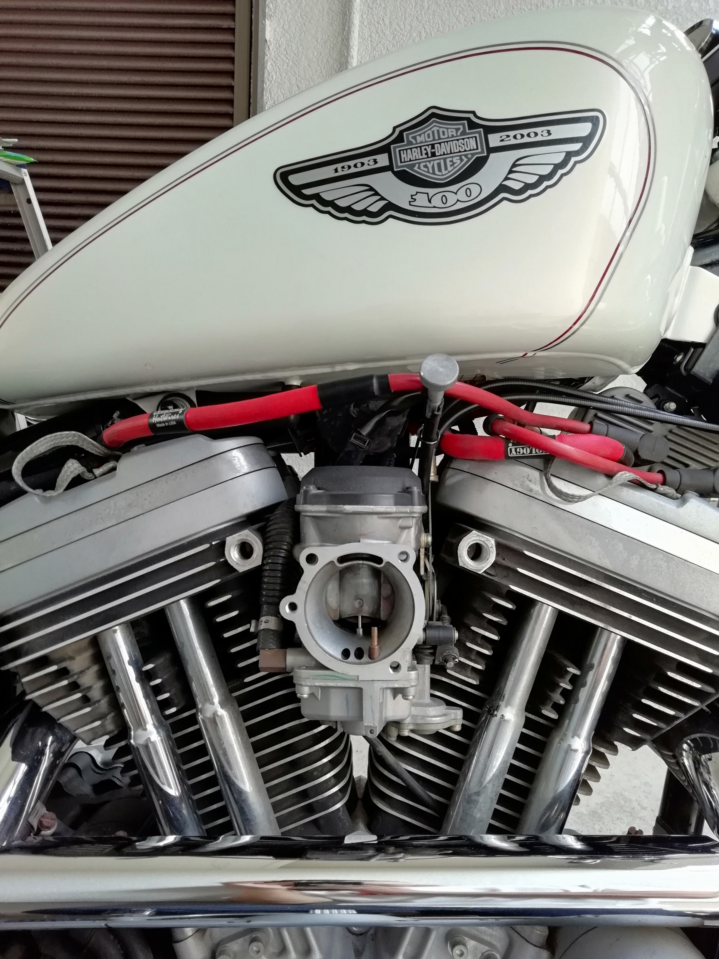 03スポーツスター、XL1200S ノーマルエアクリーナー XL883 スポーツ 