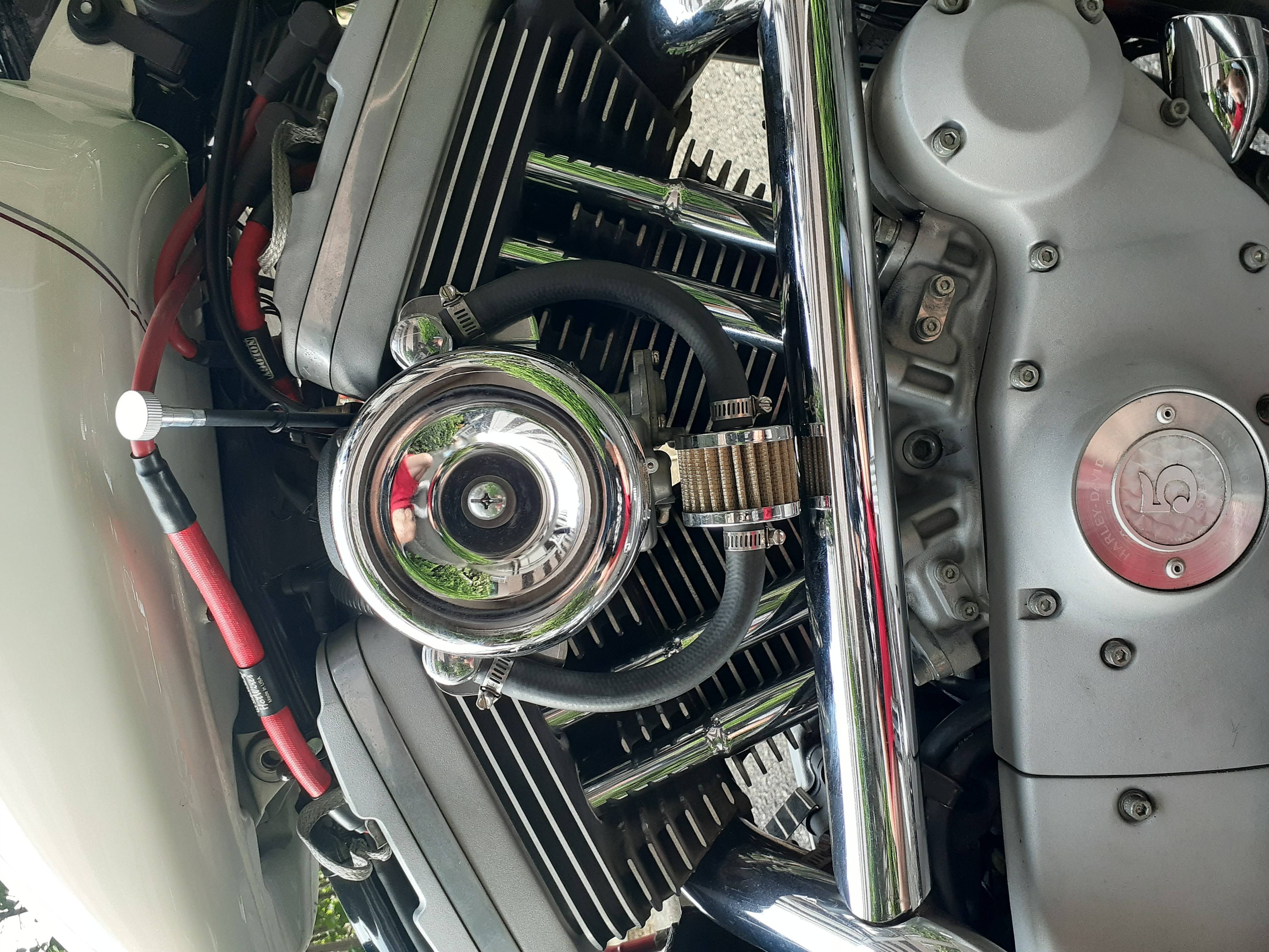 スポーツスター キャブ取り付け - スポーツスター '03 XL1200S MA'sの