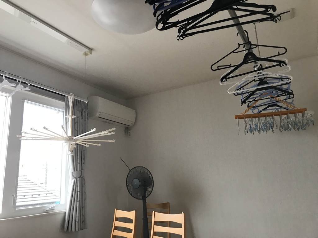 室内干しの極意 空き部屋の有効利用篇 メカニックがヘボだったからだ 水耕栽培はどこへ行った