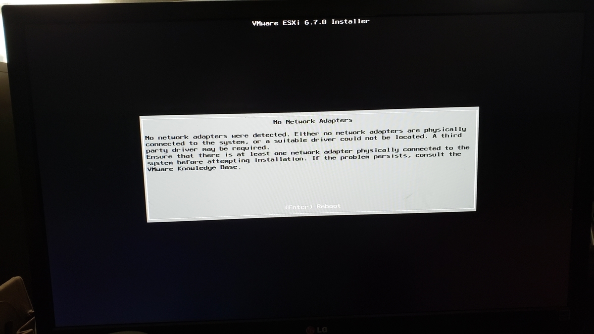No Network Adapters